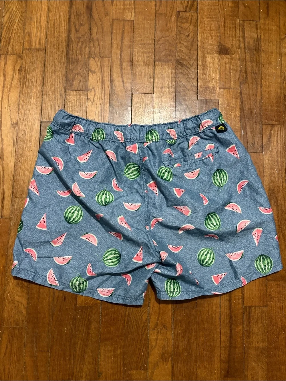 Body Glove Blue Watermelon Print Swim Trunks Mens XL - Picture 6 of 7